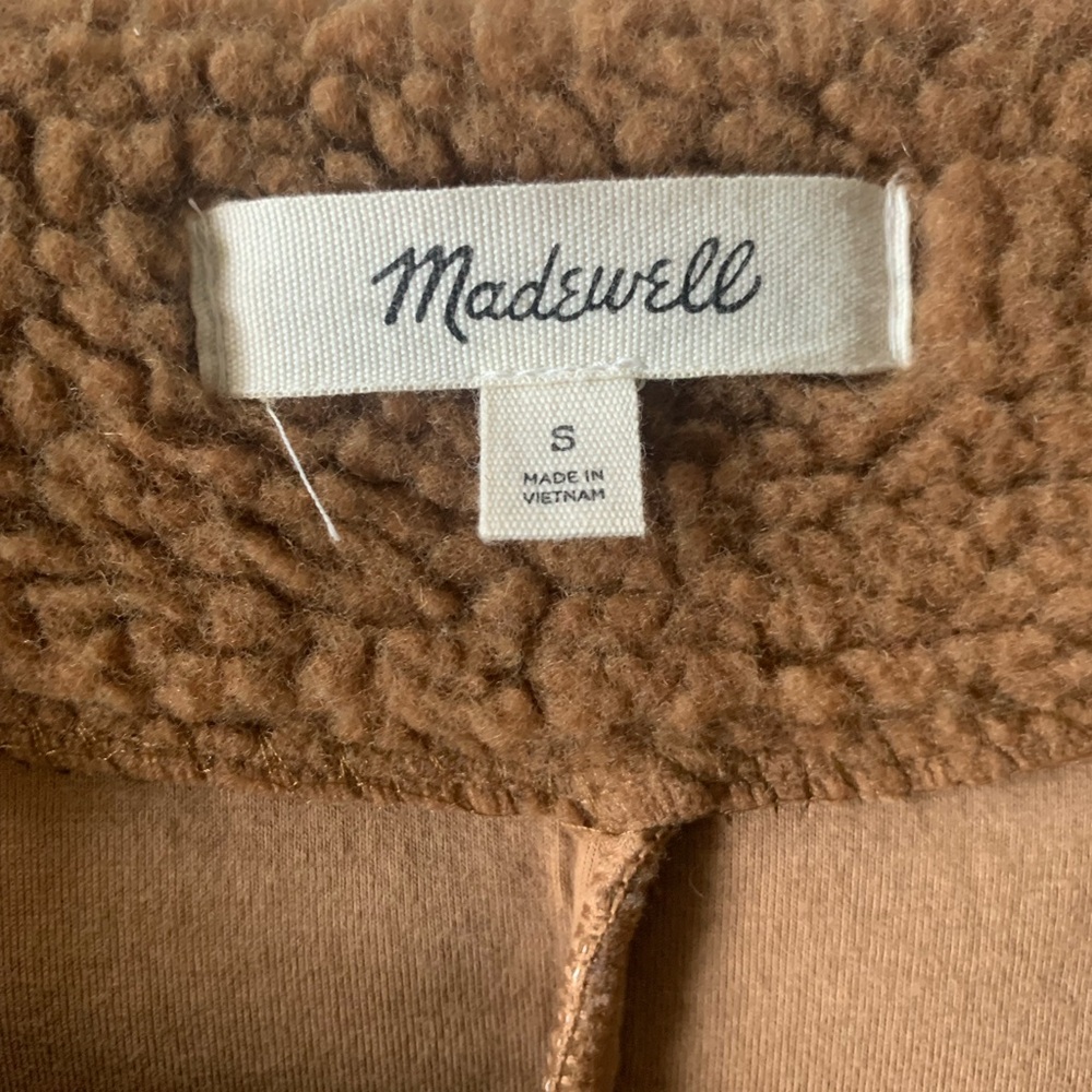 Madewell Bonded Sherpa Cocoon Coat - Picture 10 of 15